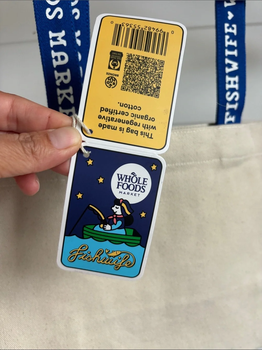 Whole Foods x Fishwife Medium tote NWT